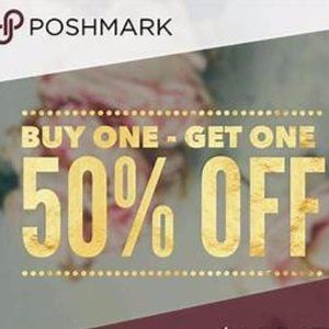 Buy one get one 50% off